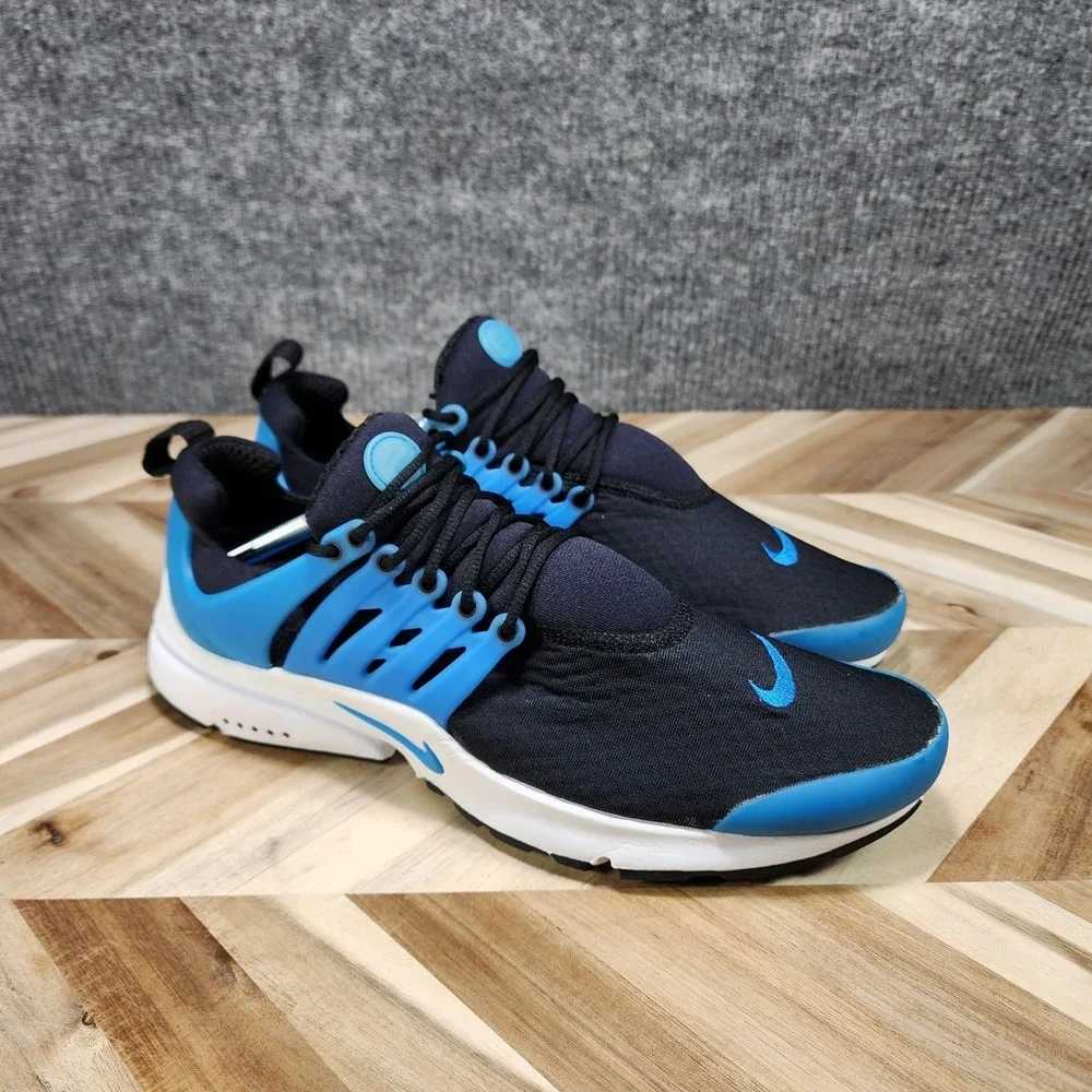 Nike Air Presto Mens 11 Essential Photo Blue Running Shoes Sneakers 848187-005